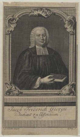 Bildnis des Jacob Friderich Georgius