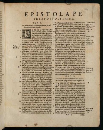 185-190, Epistola Petri apostoli prima