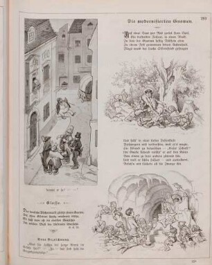 "Morgenständchen zu Namenstag des Herrn Süffel" "Die modernisierten Gnomen"