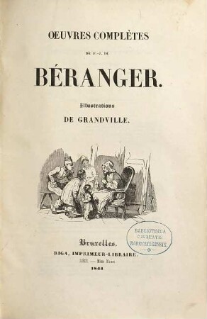 Oeuvres complètes de P.-J. de Béranger