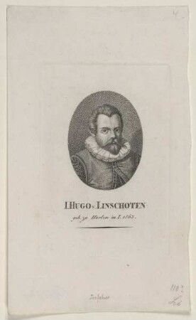 Bildnis des J. Hugo van Linschoten