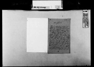 Schreiben von Adolph Vischer, Betberg, an August Lamey: Vorbereitung einer Reise Lameys in das Markgräflerland.