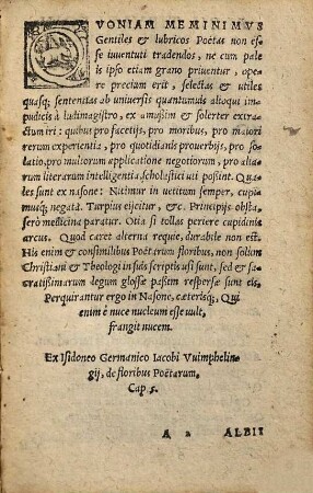 Loci Commvnes Sententiosorvm Versvvm Ex Elegiis Tibvlli, Propertij, & Ouidij