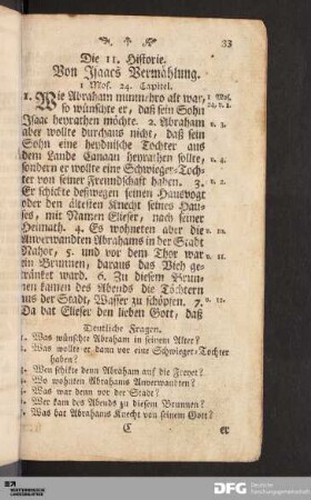 11. bis 20. Historie.