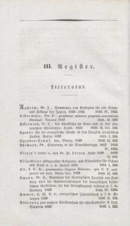 30-87 3. Register : Litteratur