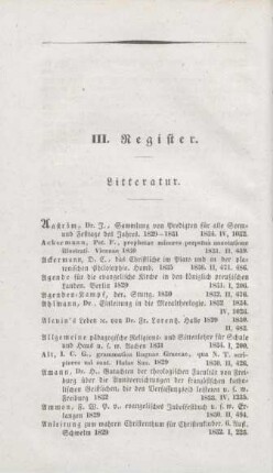 30-87 3. Register : Litteratur