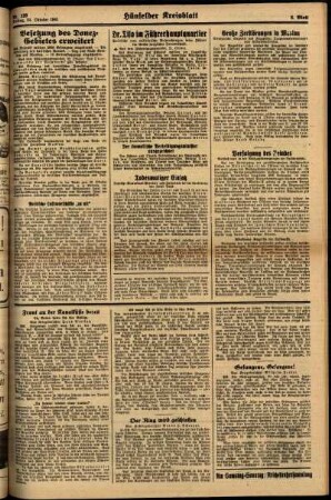 Zweite Ausgabe vom Freitag, den 24. Oktober 1941.