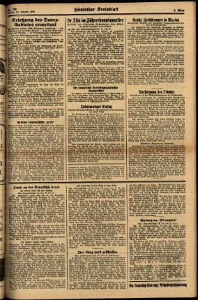 Zweite Ausgabe vom Freitag, den 24. Oktober 1941.