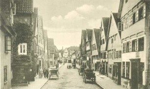 Blick in die Krumme Straße. Detmold