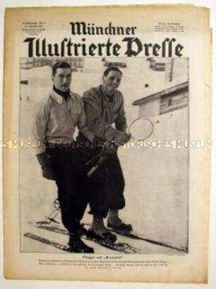 Wochenzeitschrift "Münchner Illustrierte Presse" u.a. mit einem Bildbericht über die Küstenartillerie