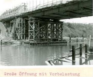 Spannbeton-Rahmenbrücke, 1957