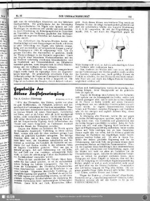 Ergebnisse der Kölner Fachlehrertagung (Fortsetzung aus Nr. 37)