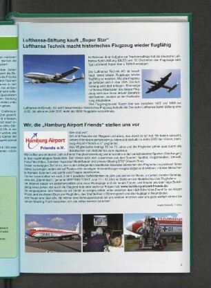 Lufthansa-Stiftung kauft "Super Star" Lufthansa Technik macht historisches Flugzeug wieder flugfähig