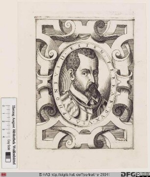 Bildnis Alfonso II. (d'Este), Herzog von Ferrara, Modena u. Reggio (reg. 1559-97)