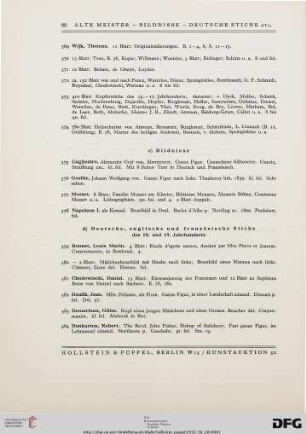 Deutsche, englische und französische Stiche des 18. und 19. Jahrhunderts (Nr. 579-605)