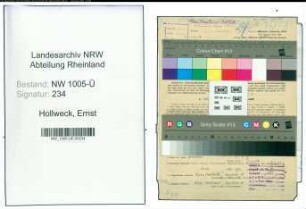 Entnazifizierung Ernst Hollweck , geb. 17.08.1877 (Braumeister)