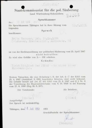 Hausser, Fritz