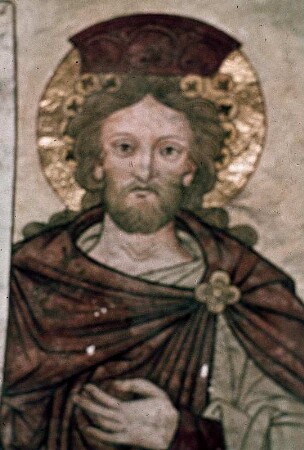 Prophet mit Krone und Schriftrolle