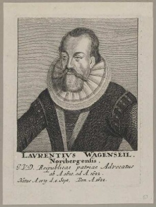 Bildnis des Lavrentivs Wagenseil