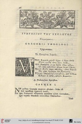 Epigrammata Gregorii Theologi