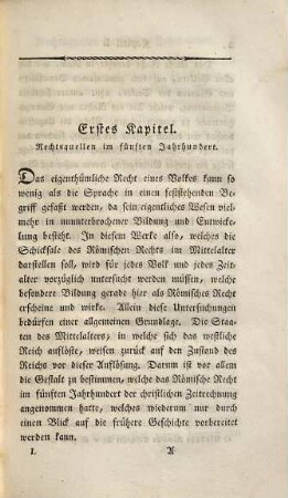 Geschichte des Römischen Rechts im Mittelalter, 1