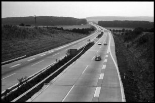 Derneburg: Autobahn, Blick nach Süden von Anschlussstelle