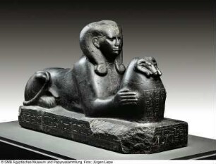 Sphinx der Schepenupet II., "Gottesgemahlin des Amun"