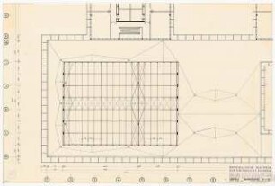 Physikalische Institute der Universität Köln: Hörsaal Grundriss Dachgeschoss, 1:100