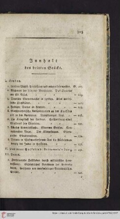 Inhalt des dritten Stuecks