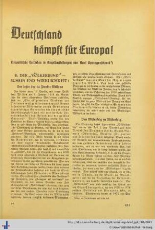 Deutschland kämpft für Europa!