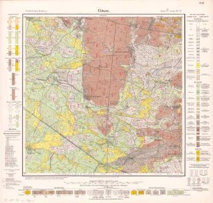 Grad-Abtheilung 43, Blatt 5 [Neue Nr. 3038]: Glöwen : geologische Karte