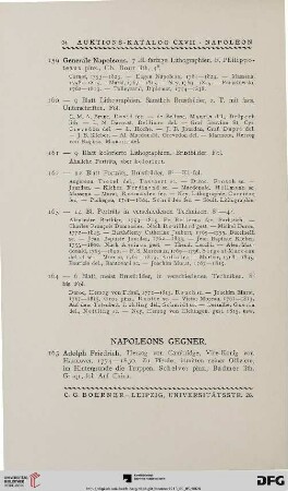 Napoleons Gegner (Nr. 165-234)
