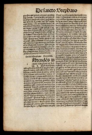 De sancto Stephano Ser. VIII.