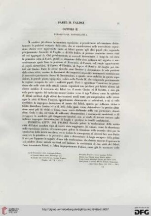 Capitolo II. Esposizione topografica