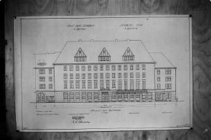 Erster Entwurf des Sorbischen Hauses. : Prěni naćisk Serbskeho domu