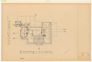 Wissenschaftskolleg zu Berlin (WKB), Berlin-Grunewald Umbau: Grundriss DB, 1:50