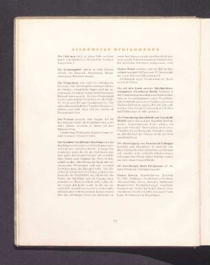 Allgemeine Bedingungen