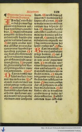 Hore diurne ad Primam Hymnus.