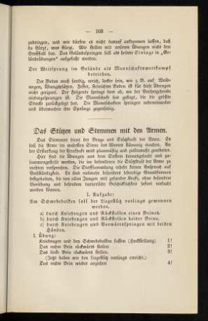 103-111, Das Stützen und Stemmen mit den Armen