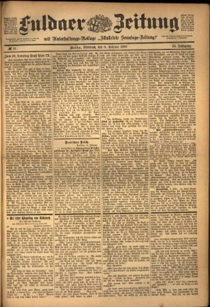 Ausgabe vom Mittwoch, den 09. Februar 1898.