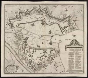 Grundriß der Statt Zürich [...] Anno 1705