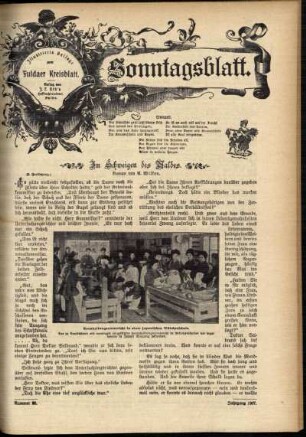 Ausgabe vom Sonntag, den 28. Juli 1907.