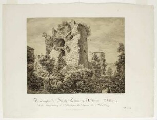 Der gesprengte Turm vom Heidelberger Schloss