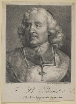 Bildnis des J. B. Bossuet