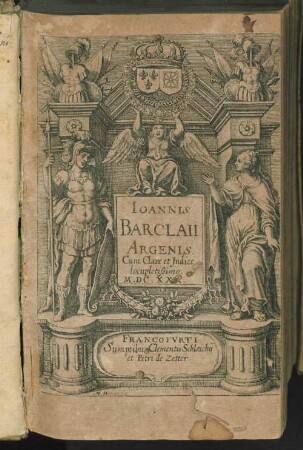 Ioannis Barclaii Argenis : Cum Clave et Indice locupletißimo