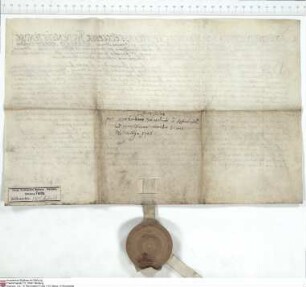 Benedikt von Rosenbusch, Konventuale von Fulda, bekundet, dass ihm Adalbert [von Schleifras], Abt von Fulda, die Propstei Johannesberg übertragen ...