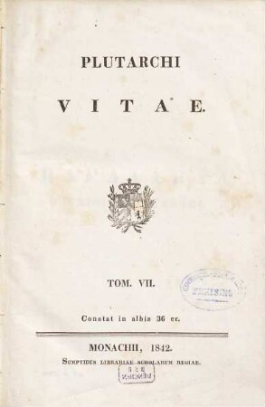 Plutarchi vitae, 7