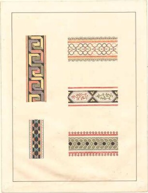 Loeffelholz von Colberg, Hans Carl; Studienzeichnungen - Ornamente (Details)