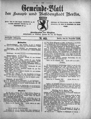 1909,52: No. 52, 26. Dezember 1909