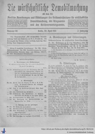 Nr. 98, 30. April 1919